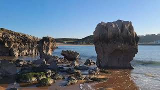 Playa Huevo Frito de Cuchia en Cantabria [upl. by Chemarin]