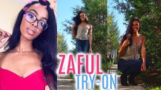 CYBER MONDAY TRYON CLOTHING HAUL  Feat Zaful • Lawenwoss [upl. by Ecnadnac]