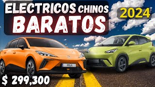 10 AUTOS ELECTRICOS CHINOS más BARATOS en Mexico 2024  2025 [upl. by Eak509]