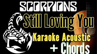 Scorpions  Still Loving You Karaoke Acoustic Guitar and Easy Chordskaraoke lyrics chords [upl. by Zared]