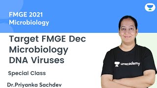 Microbiology  DNA Viruses  FMGE Dec21  Lets crack NEET PG  Dr Priyanka Sachdev [upl. by Perl544]