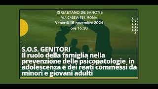 SOS Genitori Il convegno del De Sanctis [upl. by Hagerman]