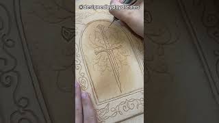 Rebinding lordoftherings into leatherboundbooks DIY BOOKBINDING art leatherart leatherbook [upl. by Leacim]