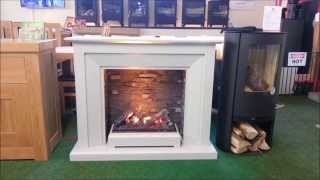 katell Napoli Optimyst Highly Realistic Electric Fire Flame Fireplace Bromsgrove [upl. by Leverett665]