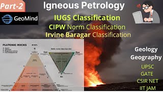 Igneous Petrology  IUGS Classification  CIPW Classification  Geology  Geography  UPSC  GATE [upl. by Enimrej]