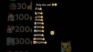 Help the cat😢 sad help like youtubeshorts [upl. by Rutherford]