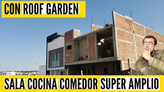 TERRENO de 8x20 ❗CASA CON 3 recamaras ➕ ROOFGARDEN ❗ [upl. by Cherri]