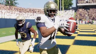 Notre Dame vs Navy  NCAA Football 102624 Full Game Highlights College Football 25 Sim [upl. by Nnylirej]