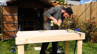 How To Build a Simple Cheap Work Bench [upl. by Kern]