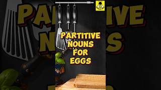 Partitive nouns for eggs  Collective and partitive nouns englishgrammar englishlearning nouns [upl. by Fornof183]