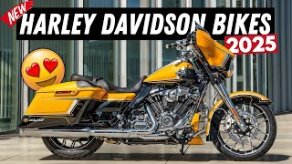 5 New Harley Davidson Motorcycles For 2025 [upl. by Fishbein]