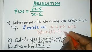 Étude des fonctions rationnelles TD1  Comment étudier et tracer une fonction rationnelle [upl. by Issie]