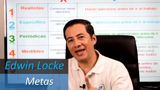 Teoría del establecimiento de metas ejemplos Edwin Locke [upl. by Reamy]