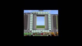 10x10 piston door in MCBEMCPE minecraft redstonebuilds redstone redstonecreations shorts [upl. by Asseral657]