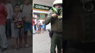 Girardot Cundinamarca cómo actúa la policía aliada con agentes de tránsito [upl. by Maleeny]