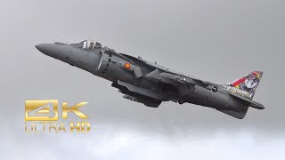 4K Harrier II EAV 8B from the Spanish NAVY flying Display at RAF Fairford RIAT 2023 AirShow [upl. by Eecyac]