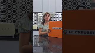 Unboxing of Le Creuset Pot lecreuset castironcookware cookware cookingchannel [upl. by Rebhun]