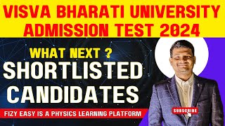 Visva Bharati university Merit list 2024 [upl. by Mays947]