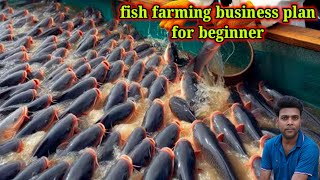 fish farming business plan for beginner  शुरुआती लोगों के लिए मछली पालन व्यवसाय योजना fishfarming [upl. by Atsirt]