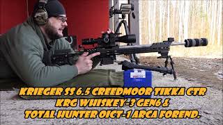 Bipods comparison Atlas CAL vs Leapers UTG Over Krieger 65 creedmoor Tikka KRG Whiskey TH OIC1T [upl. by Sorips]