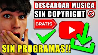 ✅ Cómo DESCARGAR MÚSICA de YOUTUBE audio GRATIS a tu PCCelular SIN PROGRAMAS 2024 👉Fácil y Rápido [upl. by Yerahcaz]