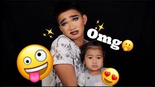 1 Year Old picks out my Makeup  BretmanRock x Cleo [upl. by Thorvald]