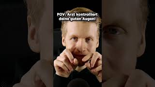 ASMR  POV Arzt kontrolliert deine guten Augen shorts asmr roleplay deutscheasmr [upl. by Jozef1]