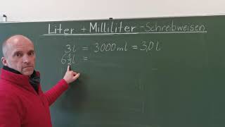 Liter  Milliliter  Schreibweisen [upl. by Nahpos327]