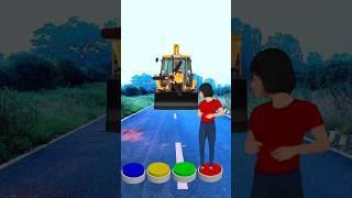 Jump on button to Tractor  Jcb Bulldozer  truck shorts [upl. by Uon]