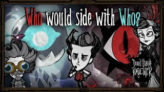 Which Characters Would Align With Who Dont Starve Together Lore [upl. by Jenifer]