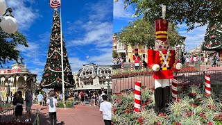 Disneys Magic Kingdom Christmas Decorations  Jingle Cruise  Christmas Merch  And More [upl. by Eniamrej170]