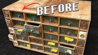 Extreme Restoration of Abandoned Workshop Cabinet [upl. by Inavoj]