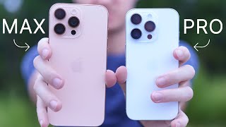 iPhone 16 Pro vs Pro Max After 25 Days  Don’t Be Like Me [upl. by Eillat]