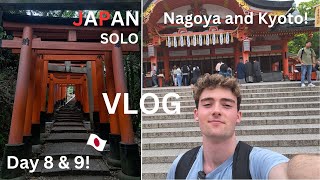 JAPAN SOLO TRAVEL VLOG  DAY 8 amp 9 Nagoya and Kyoto [upl. by Coppinger918]