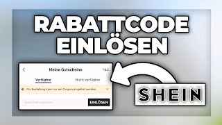 SHEIN Rabattcode einlösen  Gutschein  Geschenkkarte benutzen Tutorial [upl. by Hopkins270]