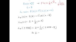 Approximation with Linearization and Differentials [upl. by Hasan]