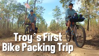 Troys First Bike Packing Trip  Florida Camping [upl. by Rubin429]