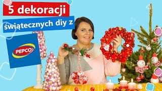 5 pomysłów na dekoracje świąteczne DIY z PEPCO  Twoje DIY 67 [upl. by Turk]