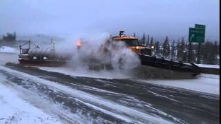 POW Coquihalla Tow Plow in Action [upl. by Anabahs]