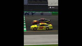 ALMOST GOT BLANEY  NH3 Photo Finish shorts nascar nascarheat racinggames [upl. by Pearl]