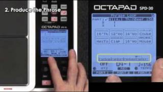 OCTAPAD SPD30 quotPhrase Loopquot Tutorial part 1 [upl. by Kinata]