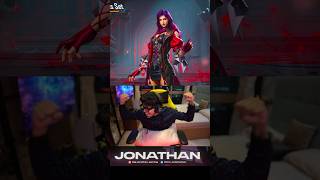 JONATHAN LUCKIEST CRATE OPENING  latest crate opening jonathan 10 uc lucky godl bgmi shorts [upl. by Eiddam]