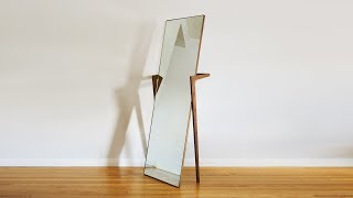 How To Build A Free Standing Mirror  Woodworking [upl. by Gleeson]