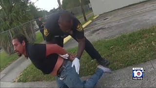 Video shows arrest of North Miami triple murder suspect [upl. by Peyter94]