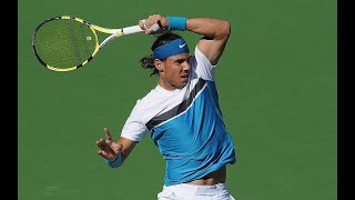 Rafael Nadal vs Andy Roddick Indian Wells 2009 Highlights [upl. by Zita]