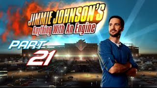 Jimmie Johnsons Anything With An Engine  Part 21  JIMMIE VS TRASH [upl. by Cykana]