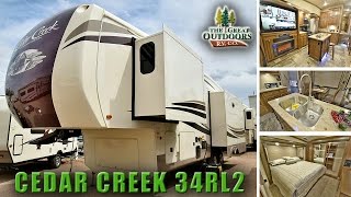 New Luxury Fifth Wheel 2018 FOREST RIVER CEDAR CREEK 34RL2 CC278 Colorado RV Dealer [upl. by Eleanora]