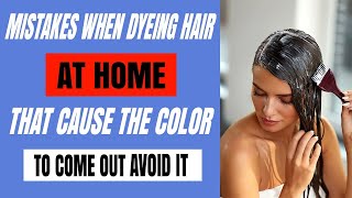 DONT MAKE THESE MISTAKES WHEN DYEING YOUR HAIR AT HOME BETTYLAZCANOENGLISH TEACHES YOU [upl. by Ednyl]