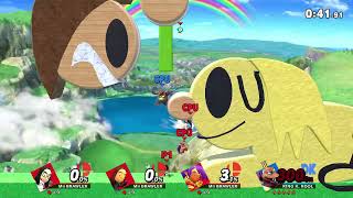 Super Smash Bros Ultimate  Custom Stage SonicSong182 sees the Lion while Swinging [upl. by Latreese]