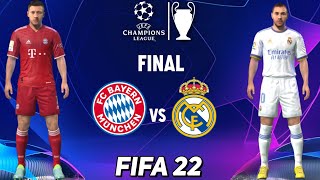 FIFA Mobile 22  UEFA Champions League  UCL Tournament  Final  Bayern Munich Vs Real Madrid [upl. by Ihc]